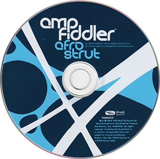 Amp Fiddler CD Afro Strut label